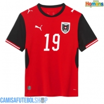 Camisa de time de futebol Áustria Christoph Baumgartner #19 Replicas 1º Equipamento Mundo 2026 Manga Curta
